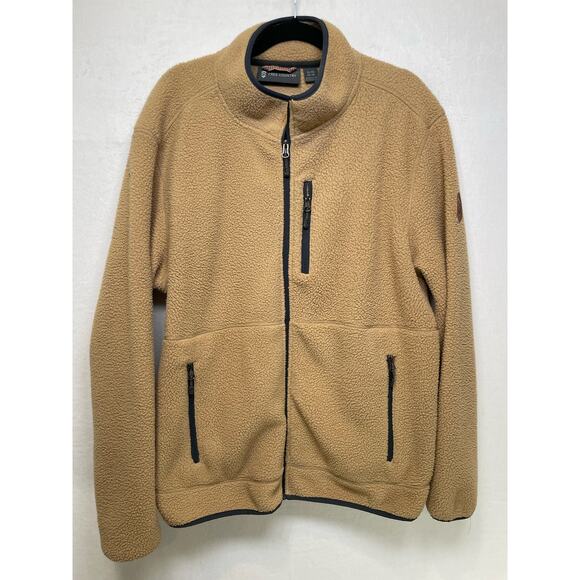 Free Country Fleece Jacket, Men's Size XL - Picture 1 of 5